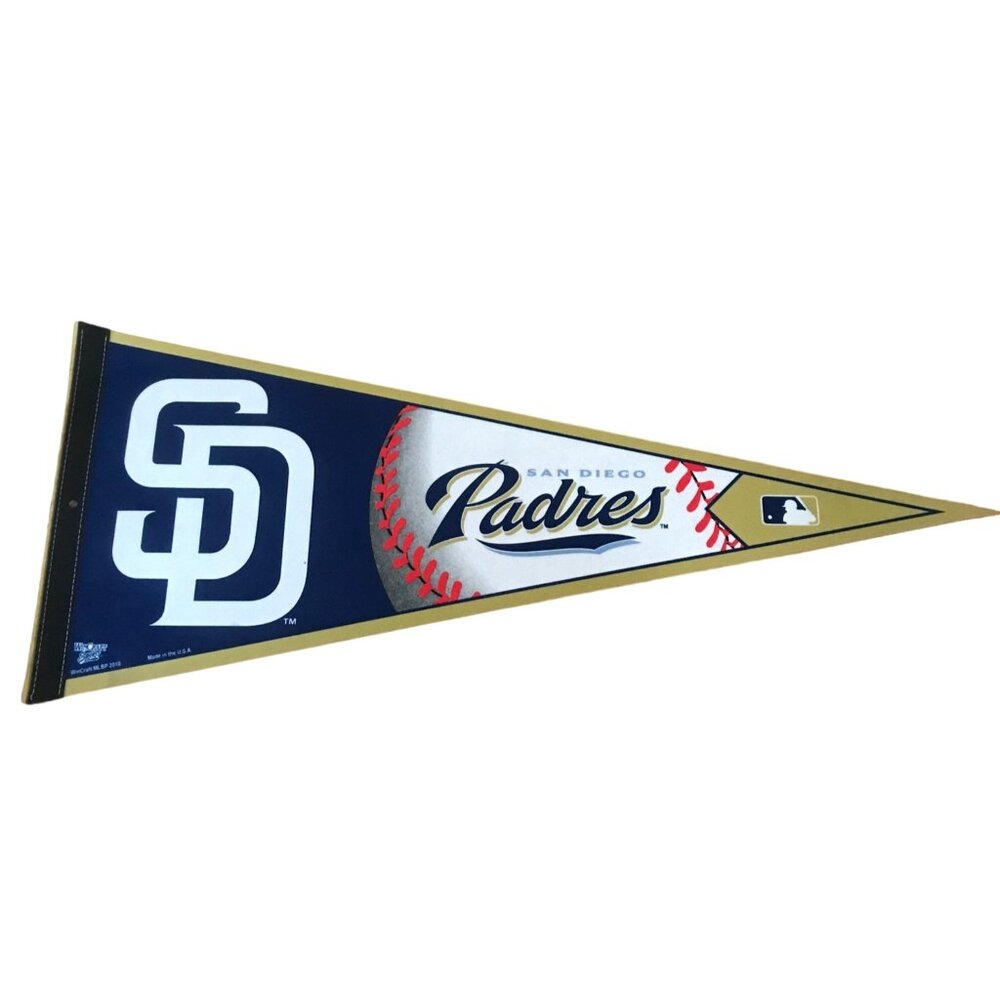 San Diego Padres Pennant WinCraft MLB 2010 Baseball 12 X 30"